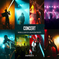 10 CONCERT Lightroom Presets,Night Concert Presets